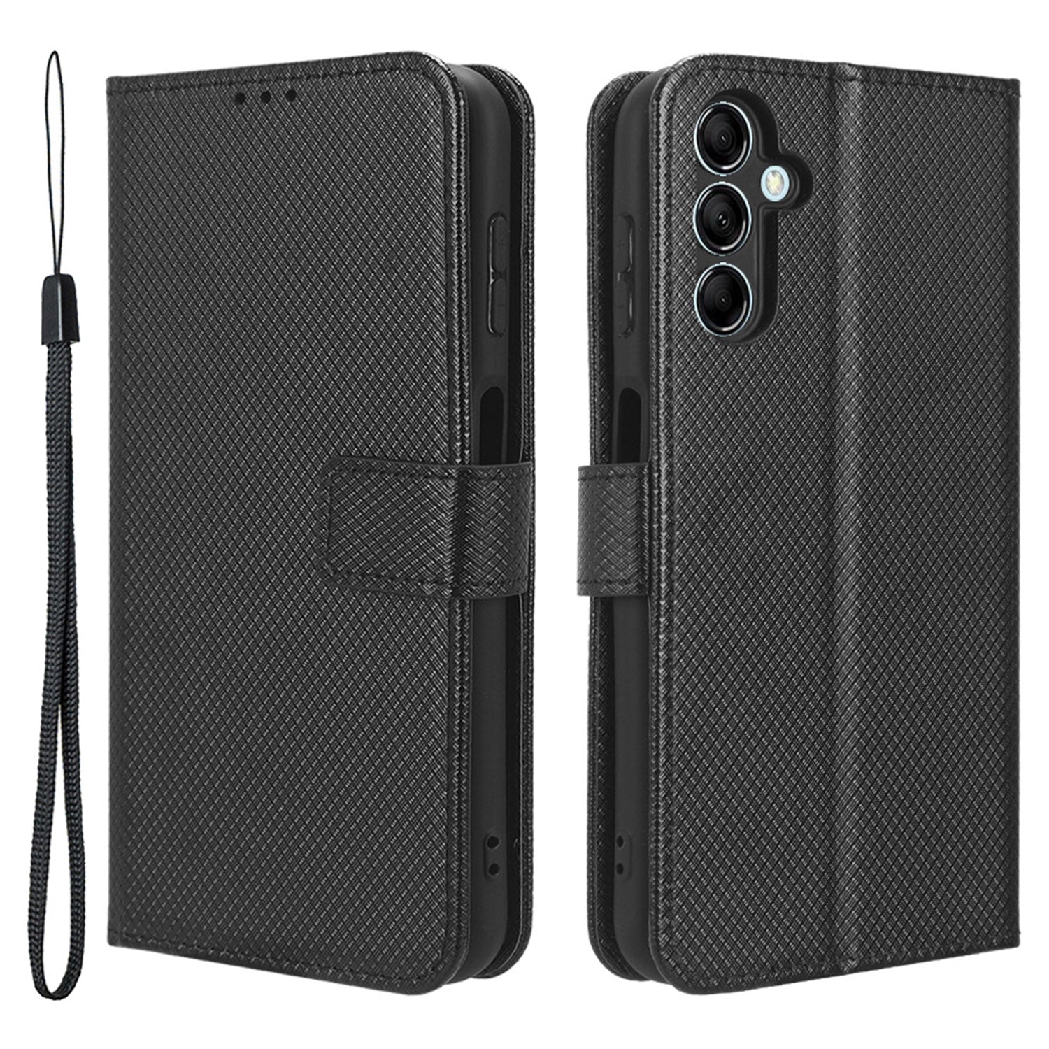 For Samsung Galaxy M14 5G Phone Leather Case Diamond Texture Stand Wallet Cell Phone Cover For Samsung Galaxy M14 5G Phone Leather Case Diamond Texture Stand Wallet Cell Phone Cover